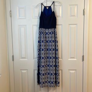 Gorgeous blue and white J.Crew size 0 dress